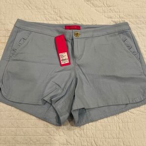 NWT Lilly Pulitzer Adie Stretch Short Blue 10
